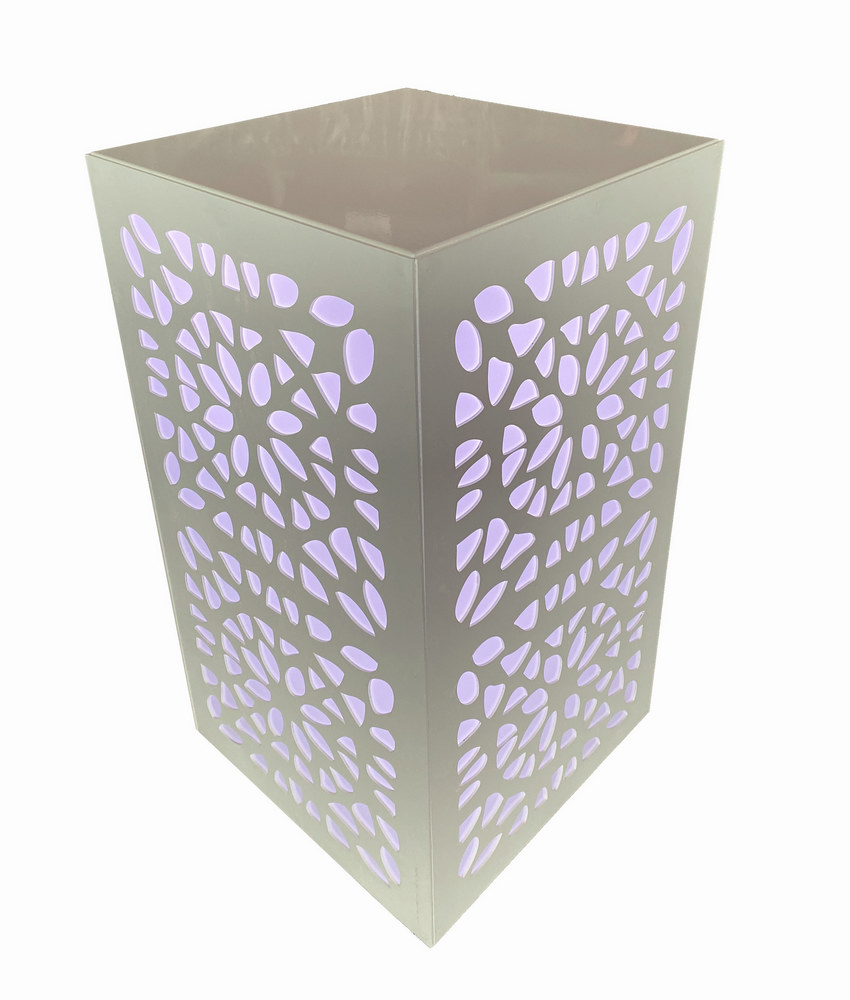 Standing table Cube Emirates white rental in Milan Italy